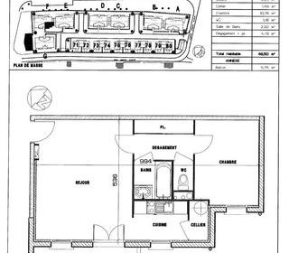  Appartement � louer 2 pi�ces 49 m�