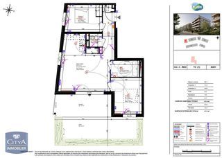  Appartement � louer 3 pi�ces 61 m�