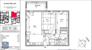  Appartement � louer 3 pi�ces 62 m�