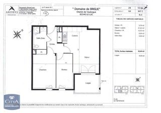  Appartement � louer 3 pi�ces 52 m�