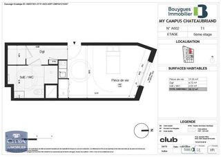  Appartement � louer 1 pi�ce 30 m�