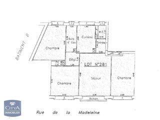  Appartement � louer 4 pi�ces 58 m�