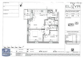  Appartement � louer 3 pi�ces 56 m�