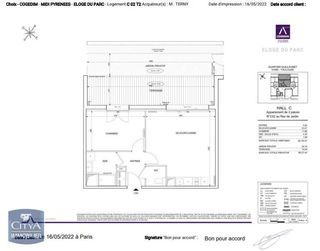  Appartement � louer 2 pi�ces 46 m�