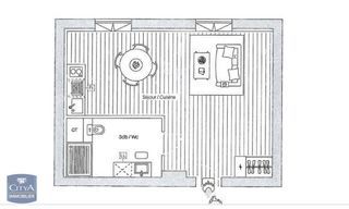  Appartement � louer 1 pi�ce 35 m�