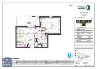  Appartement � louer 2 pi�ces 43 m�