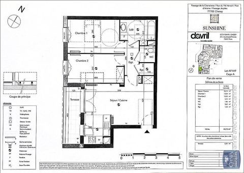   Location Appartement Appartement - 3 pi�ce(s) - 63 m�