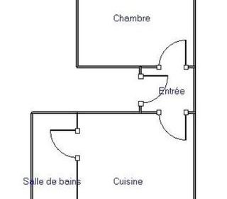  Appartement � louer 1 pi�ce 25 m�