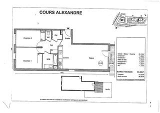  Appartement � louer 3 pi�ces 64 m�
