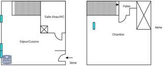  Appartement � louer 2 pi�ces 34 m�