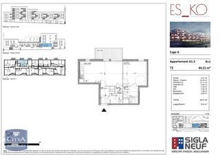  Appartement � louer 2 pi�ces 44 m�