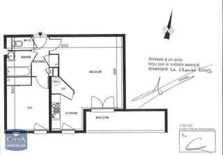  Appartement � louer 2 pi�ces 46 m�