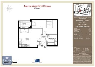  Appartement � louer 2 pi�ces 47 m�