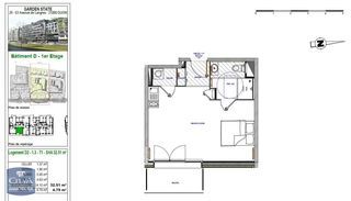  Appartement � louer 1 pi�ce 33 m�