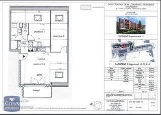  Appartement � louer 3 pi�ces 53 m�