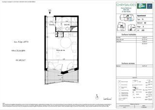  Appartement � louer 1 pi�ce 29 m�