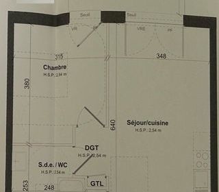  Appartement � louer 2 pi�ces 41 m�