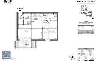  Appartement � louer 2 pi�ces 46 m�