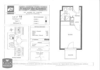  Appartement � louer 1 pi�ce 20 m�