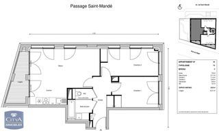  Appartement � vendre 3 pi�ces 69 m�