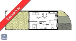  Maison � vendre 3 pi�ces 64 m�