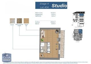  Appartement � vendre 1 pi�ce 26 m�