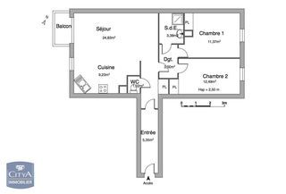  Appartement � vendre 3 pi�ces 71 m�