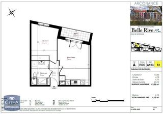  Appartement � vendre 2 pi�ces 44 m�