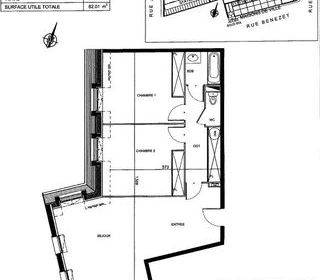  Appartement � vendre 3 pi�ces 79 m�