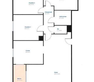  Appartement � vendre 4 pi�ces 77 m�