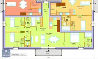  Appartement � vendre 4 pi�ces 88 m�