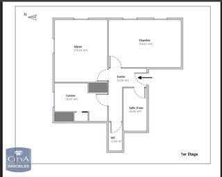  Appartement � vendre 2 pi�ces 49 m�