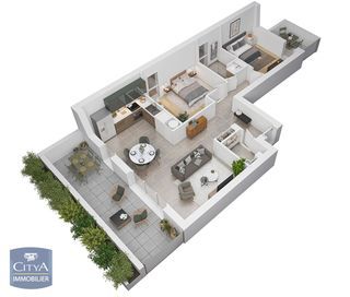  Appartement � vendre 2 pi�ces 43 m�