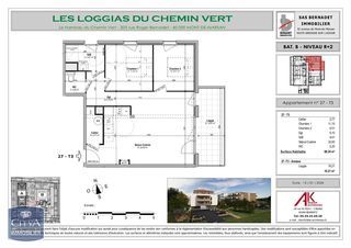  Appartement � vendre 3 pi�ces 68 m�