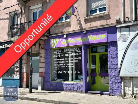 VENTE d'un local commercial (54 m&sup2;) &agrave; Rive-de-Gier, i... 60000 42800 Rive-de-gier