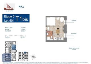 Appartement � vendre 1 pi�ce 22 m�