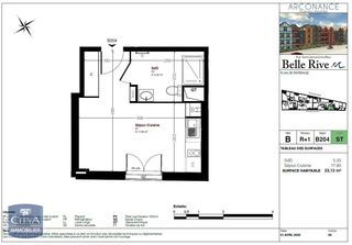  Appartement � vendre 1 pi�ce 23 m�