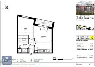  Appartement � vendre 2 pi�ces 44 m�