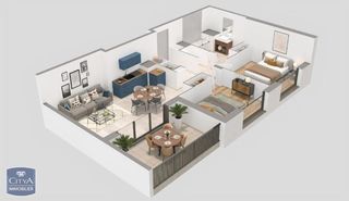  Appartement � vendre 3 pi�ces 60 m�