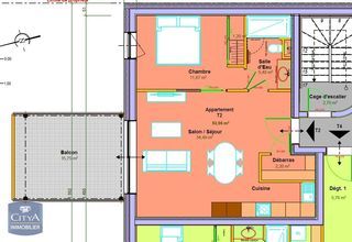  Appartement � vendre 2 pi�ces 54 m�