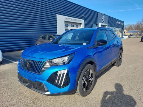 Peugeot 2008 100 ch ALLURE / Attelage RDSO / Peinture sp&eacute;ciale BLEU VERTI 2024 occasion Villefontaine 38090