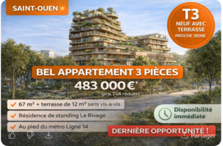  Appartement � vendre 3 pi�ces 