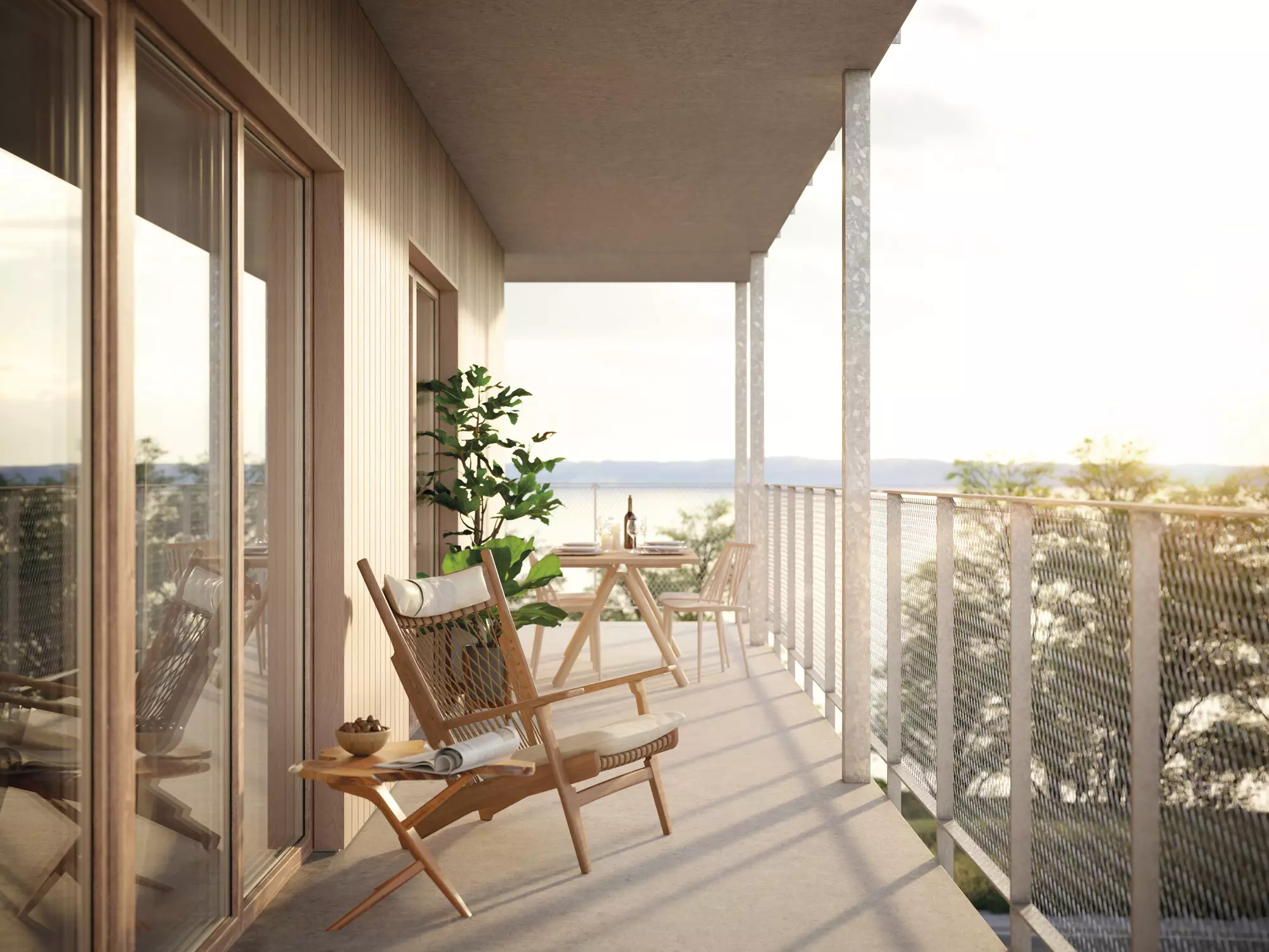   SEJOUR MODERNE AVEC BEAU BALCON/SANS VIS-A-VIS/AU BORD DU RHIN PRES DE LA PASSERELLE DES TROIS PAYS Appartement - 3 pi�ce(s) - 60 m�