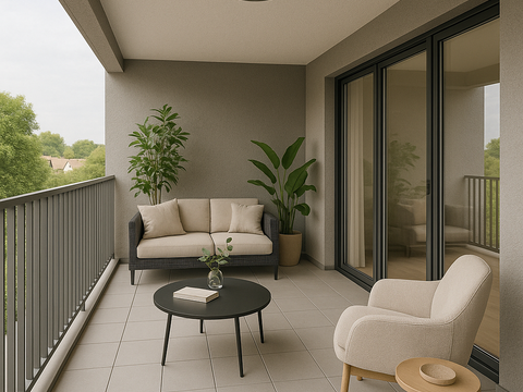   Id�al travailleurs frontaliers T3 avec terrasse Appartement - 3 pi�ce(s)