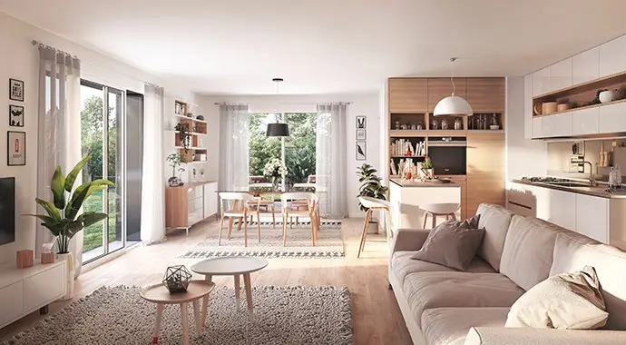  Appartement � vendre 3 pi�ces 60 m�