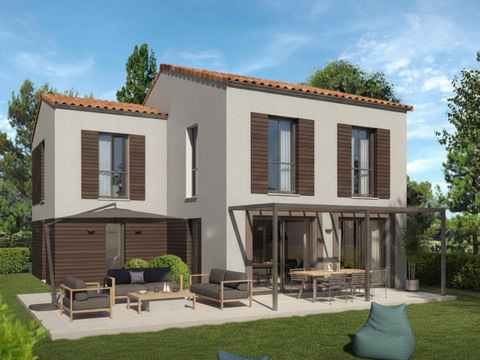   .LIVRAISON IMMEDIATE - MAISON AVEC JARDIN DANS RESIDENCE AVEC PISCINE - GARAGE ET PARKING Maison - 5 pi�ce(s)