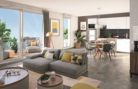   Dernier �tage � 4 pi�ces � S�jour 33 m�, suite parentale � Mittelhausbergen Appartement - 4 pi�ce(s)