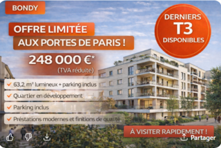  Appartement � vendre 3 pi�ces 