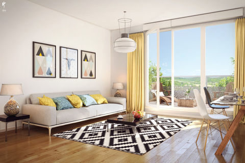   En dernier �tage, 3 pi�ces avec terrasse ! Appartement - 3 pi�ce(s) - 68 m�