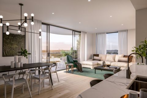   RARE! T2 moderne avec grande baie vitr�e, balcon spacieux et cadre verdoyant l Portes de Strasbourg Appartement - 2 pi�ce(s) - 46 m�